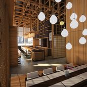 Tatami Restaurant. 3D, Interior Architecture & Interior Design project by Pablo Padilla Diaz - 06.19.2014