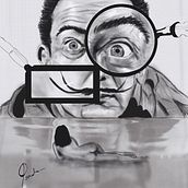 Dalí. Art Direction, Design, Traditional illustration, and Painting project by Pablo Poveda - 02.19.2015