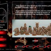 Web Presentación en flash: escultura y artesanía. Web Design project by Moisés Alcocer - 02.19.2015
