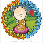 Meditación. Character Design project by Gustavo Garro - 02.20.2015