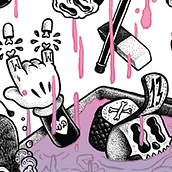 THE BALDE. Graphic Design, and Traditional illustration project by Malmö illustration & design - 02.22.2015