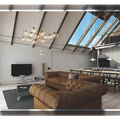 LOFT F-TYPE Ein Projekt aus dem Bereich 3D, Architektur, Innenarchitektur, Design, Erweiterungsentwicklung, Beleuchtungsdesign und Innendesign von Borja Villa Muñiz - 22.02.2015