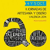 II Jornadas de artesanía y diseño Valencia. Un projet de Design graphique , et Événements de Beatriz Sena Peris - 25.02.2015