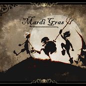 Mardi Gras. Design, and Traditional illustration project by Kike Blanco (Café & Columpio studio) - 02.26.2015