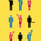 Pictogramas sobre la sociedad Política Española. Art Direction, Design, and Graphic Design project by Carlos Elosua - 02.26.2015