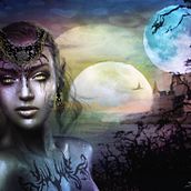 3lunas ilustración. Un projet de Beaux Arts et Illustration traditionnelle de Josefa Lopez Guerrero - 01.03.2015