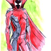 Boceto Nemesis. Comic projeto de Germán German - 01.03.2015