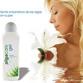 algacare. Línea cosmética de produtos a base de algas marinas. Un projet de Br, ing et identité, Conception de produits, Packaging , et Publicité de Gabriel Guerrero Espino - 04.03.2015