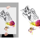 Mi propio proyecto de zapatos deportivos. Een project van Traditionele illustratie van Olga Valeeva - 04.02.2015