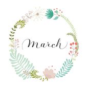 March. Calligraph, Graphic Design, and Traditional illustration project by Mercè Núñez Mayoral - 03.08.2015