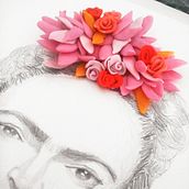Frida Kahlo. Fine Arts, Graphic Design, and Traditional illustration project by Olga M. - 03.08.2015