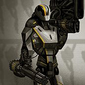 AssaultBot. Un projet de Illustration traditionnelle de Cristian Kocak - 12.03.2015