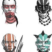 Warrior concept. Un projet de Illustration traditionnelle de Cristian Kocak - 13.03.2015