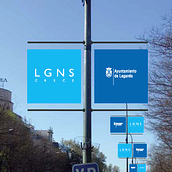 L G N S - marca ciudad. Un proyecto de Br, ing e Identidad y Diseño gráfico de Kiko Argomaniz - 16.03.2008