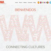 Web "Words and Metrics". Web Development, Graphic Design, and Web Design project by Gabriel González Sánchez - 01.17.2015
