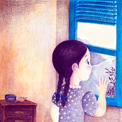 Finestres blaves. Un proyecto de Ilustración tradicional de Irene Moreno Soler - 11.08.2014