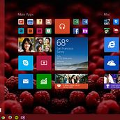 Windows 10 - Start Screen concept . Desain Grafis, Dan UX / UI proyek oleh Adrian Munean - 03.20.2015