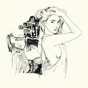 Maria Valverde. Traditional illustration project by lasmusas - 03.21.2015