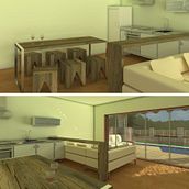 VIVIENDA MENORCA. Interior Architecture, Design, Lighting Design, Furniture Design, and Making project by Lluís Rodero Espinosa - 11.11.2010