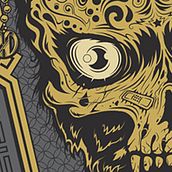 Darkmao. Ilustração tradicional projeto de hillmarc - 22.03.2015