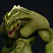 Lagarto. 3D, and Animation project by Cristian Cid Campanals - 03.24.2015