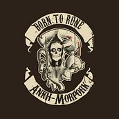 "Born to Rune" T-shirt design. Projekt z dziedziny Projektowanie graficzne, Trad, c, jna ilustracja i Sitodruk użytkownika Daniel San Miguel Cuadrado - 26.03.2015