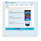 Planeta piscina · Diseño y desarrollo web. Un proyecto de Desarrollo Web, Diseño gráfico y Diseño Web de ÒXID Comunicació - 26.03.2015