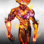Fire Demon.. Un proyecto de Ilustración tradicional de Aidan Aarón - 02.04.2015
