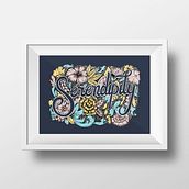 Serendipity. Un projet de Calligraphie, Design , Design graphique, Illustration traditionnelle, T , et pographie de Tatiana Barrantes - 02.04.2015