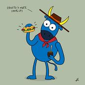 Toro Gaucho. Un proyecto de Diseño gráfico e Ilustración tradicional de Ignacio Aguilar - 05.04.2015