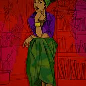 Bruja. Un proyecto de Ilustración tradicional de Mireya Quesada Marin - 05.04.2015