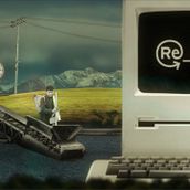 Anuncio www.replanet.com. Animation, Collage, Design, and Traditional illustration project by Marcela Fuquen - 03.06.2015