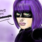 Hit-Girl. Fine Arts, Film, Video, TV, and Comic project by Manuel Simon Leal - 04.08.2015