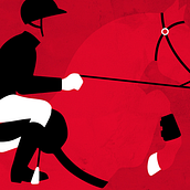 Concurso Hípico de Gijón. Design, Graphic Design, and Traditional illustration project by kike + quino - 04.08.2015
