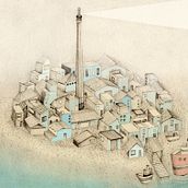 Ciudades. Un projet de Beaux Arts, Design , Design graphique et Illustration traditionnelle de Daniela Gallego - 09.04.2015