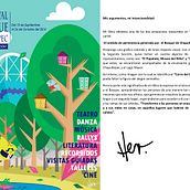 Diseño de Cartel para exposición en el 12° Festival del Bosque de Chapultepec. México, D.F.. Un projet de Design  , et Publicité de Hersse Sánchez - 12.09.2014