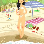 Diario para Noa. Character Design, Editorial Design, and Traditional illustration project by Patricia Corrales Ilustración - 04.10.2015