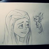 Dibujos a Lápiz . % Rosa Valdivia tarafından hazırlanan Geleneksel illüstras, Ve on projesi - 05.19.2014