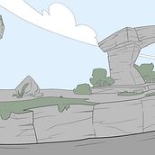 Layouts de "Angry Birds Toons", Rovio Entertaiment Ltd.. Animation project by Marc'Ban Grylls - 04.14.2015