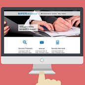 Página web para abogados. Un projet de Webdesign , et UX / UI de Isabel García Ferro - 18.04.2015