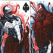 Baraja de poker - Marvel stile. Un proyecto de Cómic e Ilustración tradicional de Cristina Sánchez Plaza - 21.04.2015