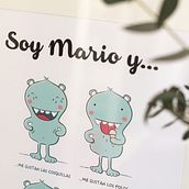 Lámina personalizada para Mario. Un progetto di Illustrazione tradizionale di Estíbaliz Ferrete - 23.04.2015