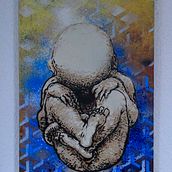 Fetus Da Vinci. Un progetto di Artigianato, Graphic design, Illustrazione tradizionale, Pittura e Belle arti di CHRIS MILLA /1D34L - 24.03.2015