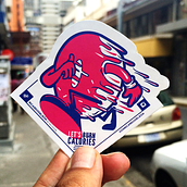 QUEMANDO CALORÍAS - FID, SAN JOSÉ COSTA RICA. Graphic Design, and Traditional illustration project by Ricardo Deleòn - 04.25.2015