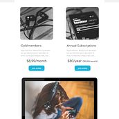 Music Store Email Mk eCommerce Template. Web Development, Design, and Web Design project by Javier Ferraz - 03.29.2015