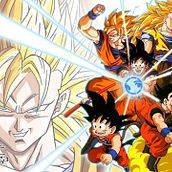 GOKU. Ilustração tradicional projeto de death-maker666 - 30.04.2015