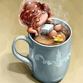 I love coffee. Traditional illustration project by macus romero - 04.30.2015