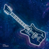 Guitar. Een project van  Ontwerp y Traditionele illustratie van Claudia Margarita Suárez Santos - 05.05.2015