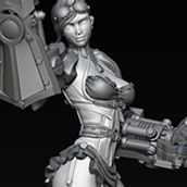 Steelpunch . 3D, and Sculpture project by David Fernández Barruz - 05.05.2015