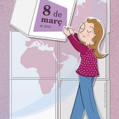 Día internacional de las mujeres. Design de cartaz projeto de Alexia A. M. - 20.09.2015